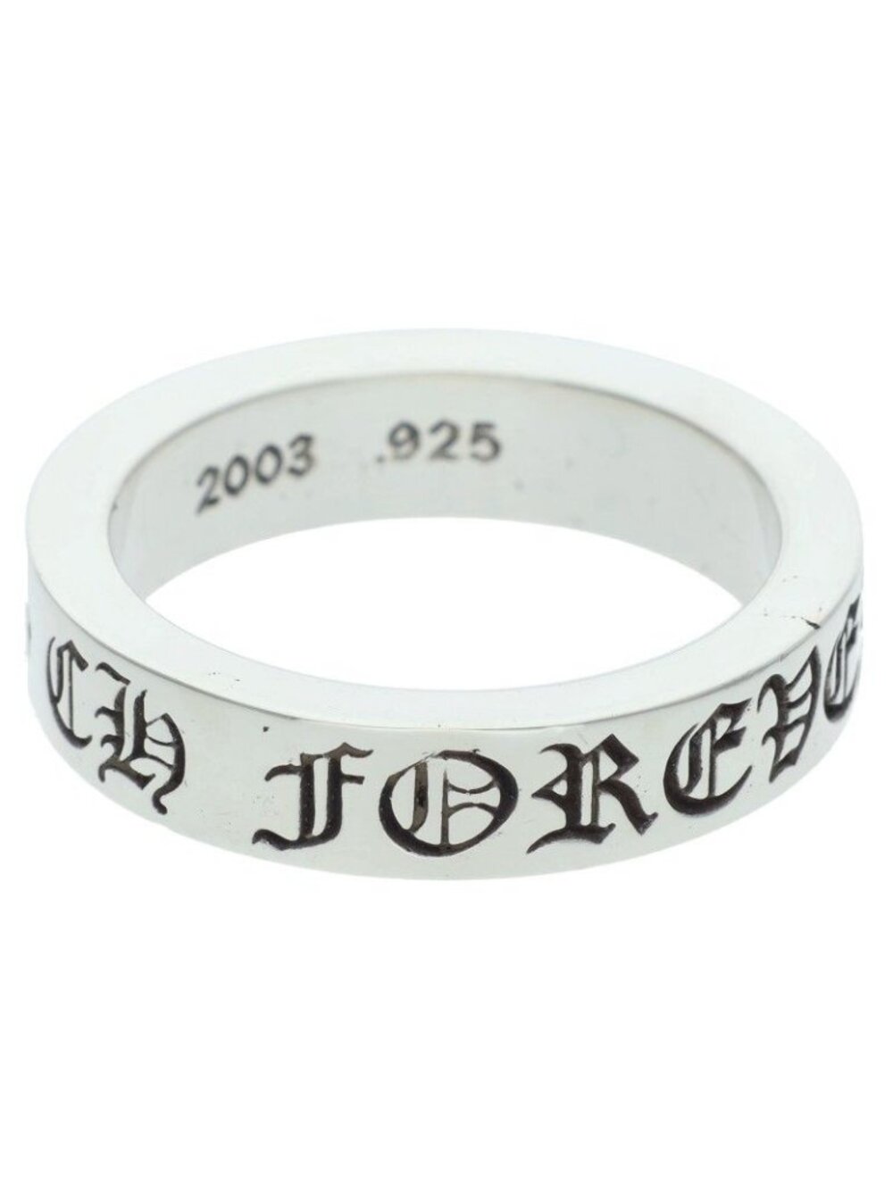 Chrome Hearts Spacer Forever Silver Ring